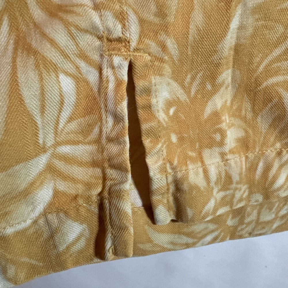 Caribbean Florar Men's Hawaiian Button Up Shirt Silk/Cotton Blend Size XL - Used - Picture 12 of 14